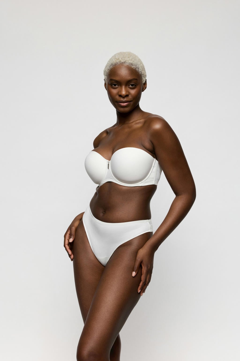 PrimaDonna Twist voorgevormde strapless beugelbh Twixie gebroken wit
