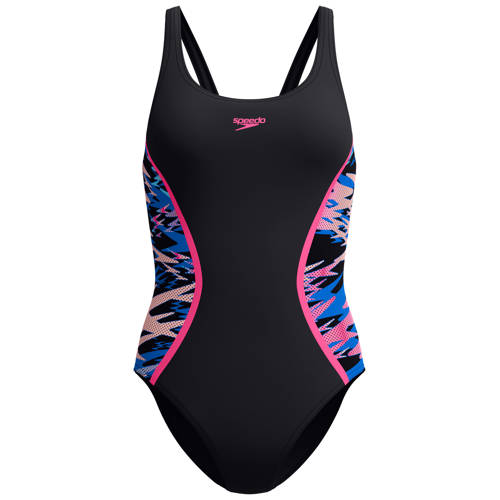 Speedo Endurance Pro sportbadpak Hyperboom Splice zwart/roze afbeelding