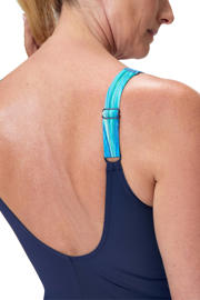 thumbnail: Speedo Shape Comprex Ultra corrigerend badpak Luna Lustre donkerblauw/blauw