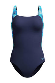 thumbnail: Speedo Shape Comprex Ultra corrigerend badpak Luna Lustre donkerblauw/blauw