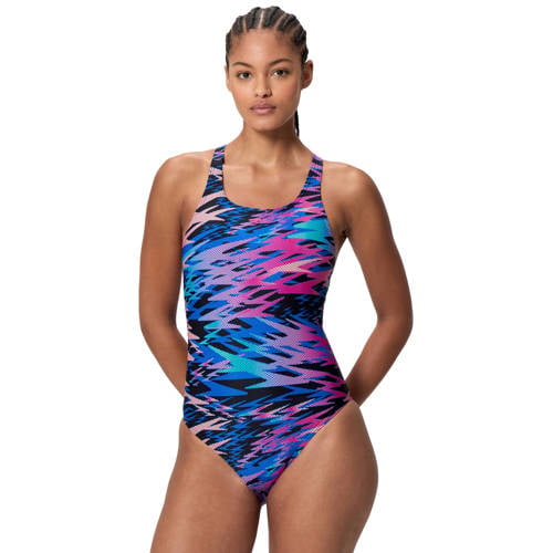 Speedo Endurance Pro sportbadpak Hyperboom Medalist zwart/multi afbeelding