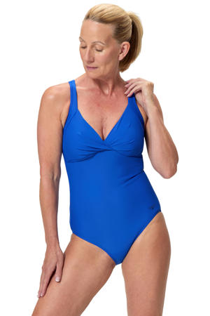 Enduraflex corrigerend badpak Croos Knot blauw