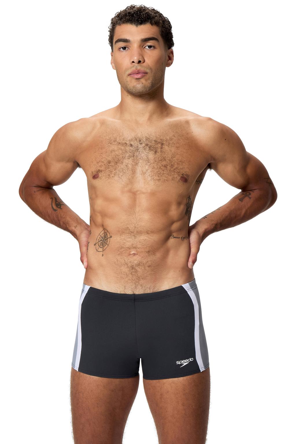 Speedo Endurance Pro zwemboxer Splice zwart/grijs