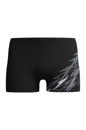 EnduraFlex zwemboxer Medley Logo zwart/grijs