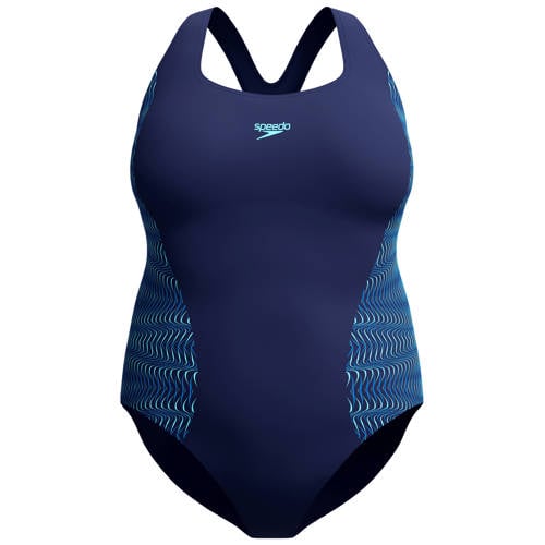 Speedo Plus Size EnduraFlex sportbadpak Medalist donkerblauw afbeelding