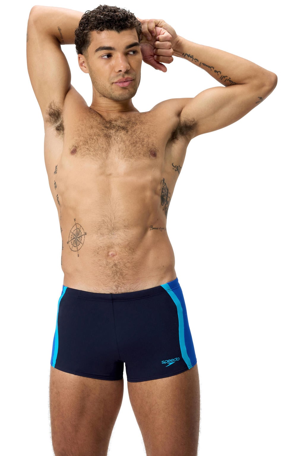 Speedo Endurance Pro zwemboxer Splice donkerblauw