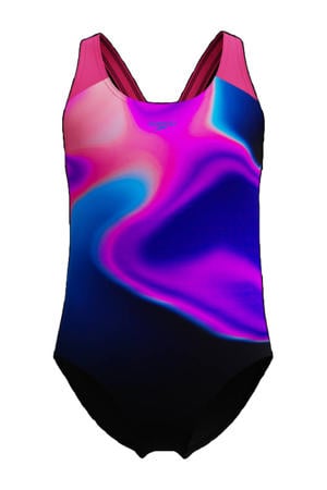 Endurance+ sportbadpak Splashback zwart/roze