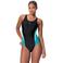 Speedo EnduraFlex sportbadpak Splice 2.0 zwart/turquoise