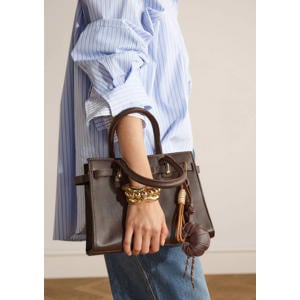 leren handtas donkerbruin