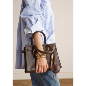 leren handtas donkerbruin