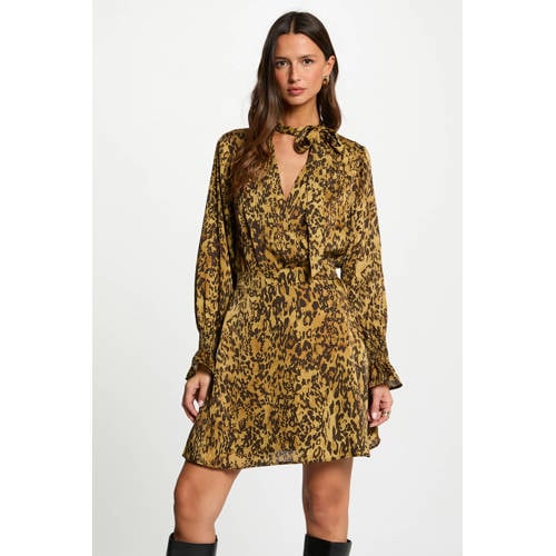 Morgan mini jurk camel afbeelding