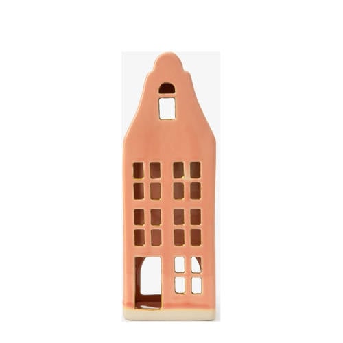 Sissy-Boy waxinelichthouder huisje met klokgevel (22 cm) afbeelding