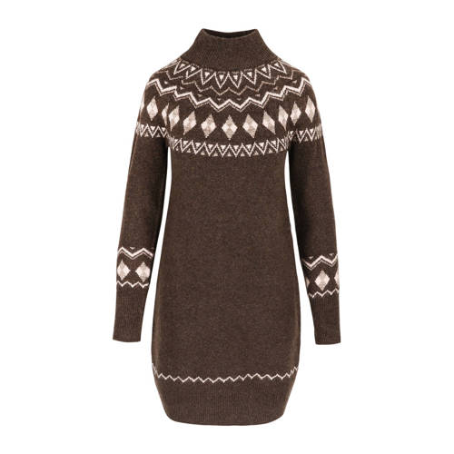 LOLALIZA mini jurk bruin afbeelding