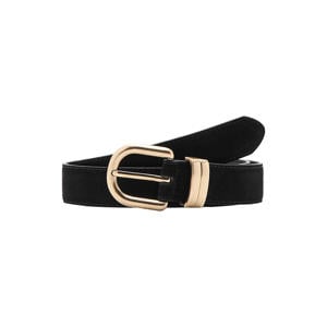 suede riem zwart