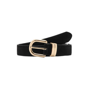 suede riem zwart