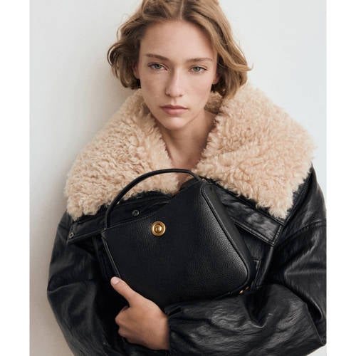 Mango crossbody tas zwart afbeelding