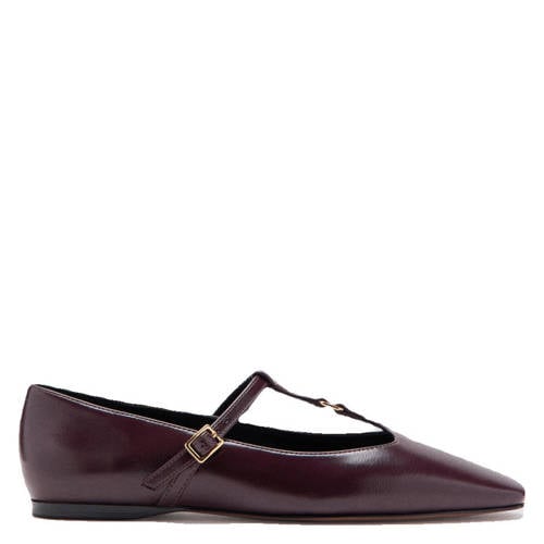 Mango loafers bordeaux afbeelding