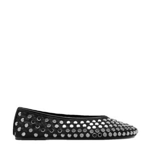 ballerina's met studs zwart
