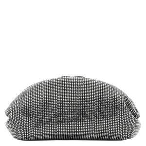 clutch met strass zwart
