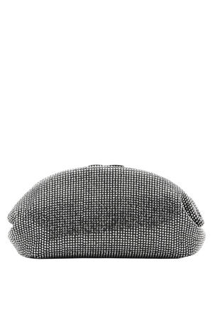 clutch met strass zwart