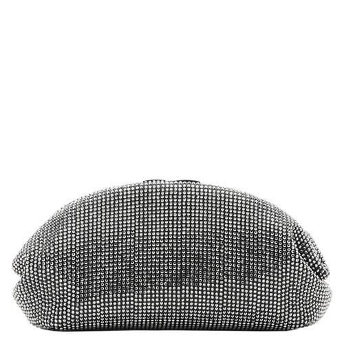Mango clutch met strass zwart afbeelding