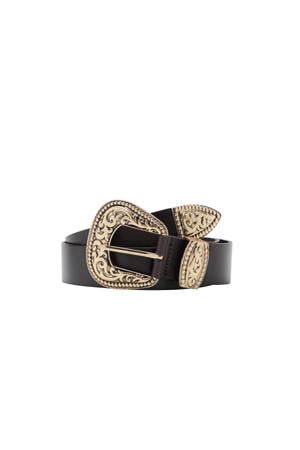 leren riem donkerbruin