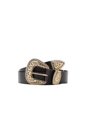 leren riem donkerbruin