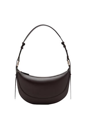crossbody tas donkerbruin