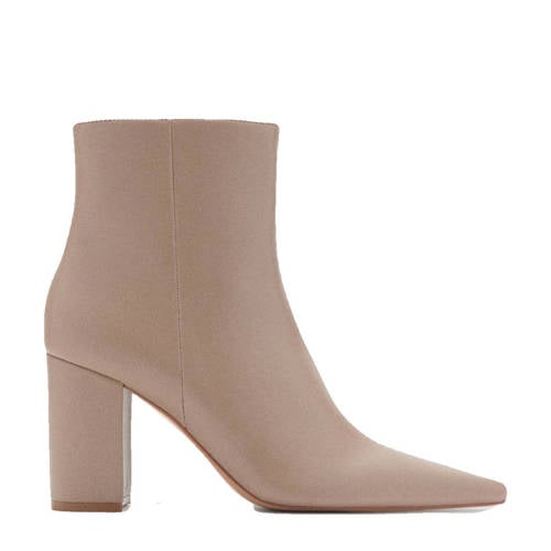 Mango enkellaarzen beige afbeelding