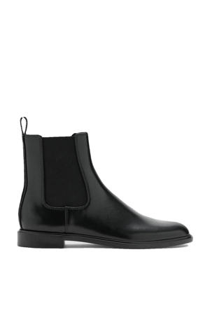 leren chelsea boots zwart