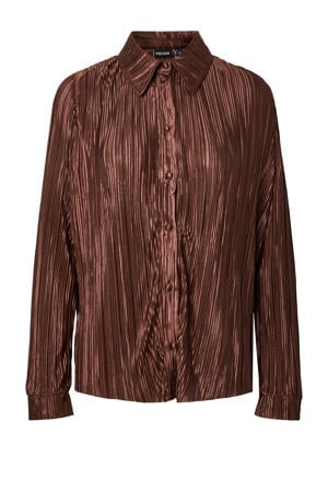 blouse bruin