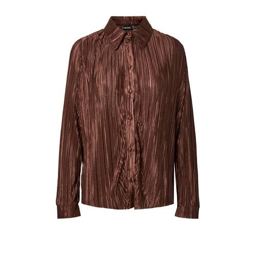 PIECES blouse bruin afbeelding