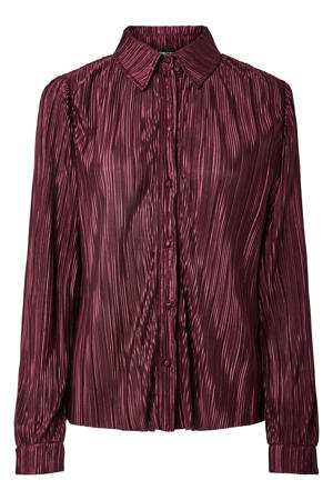 blouse donkerrood
