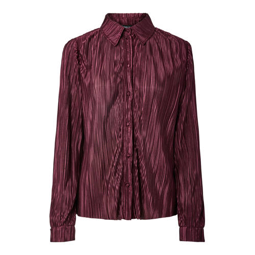 PIECES blouse donkerrood afbeelding