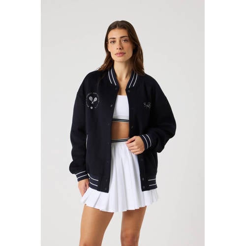 Björn Borg baseball jacket donkerblauw afbeelding