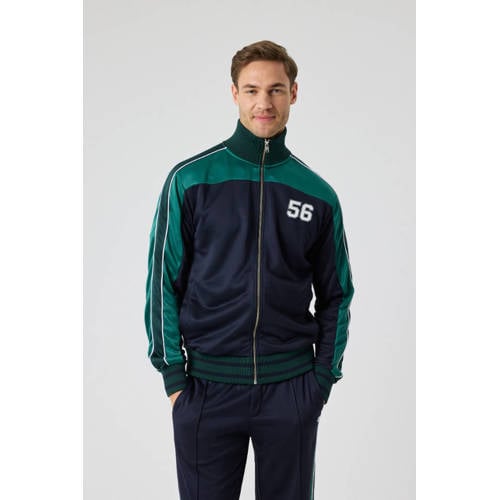 Björn Borg vest donkerblauw/groen afbeelding