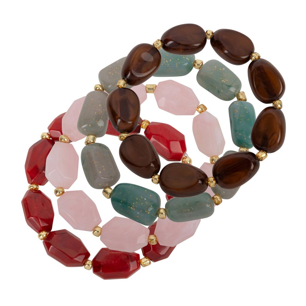 Life of Bulu armband Lara - multi (set van 4)