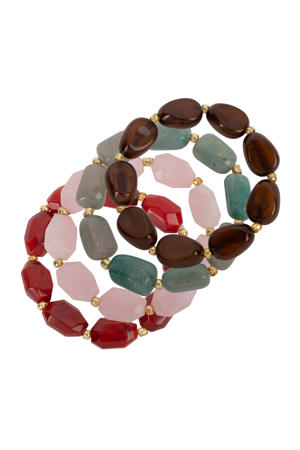 armband Lara - multi (set van 4)