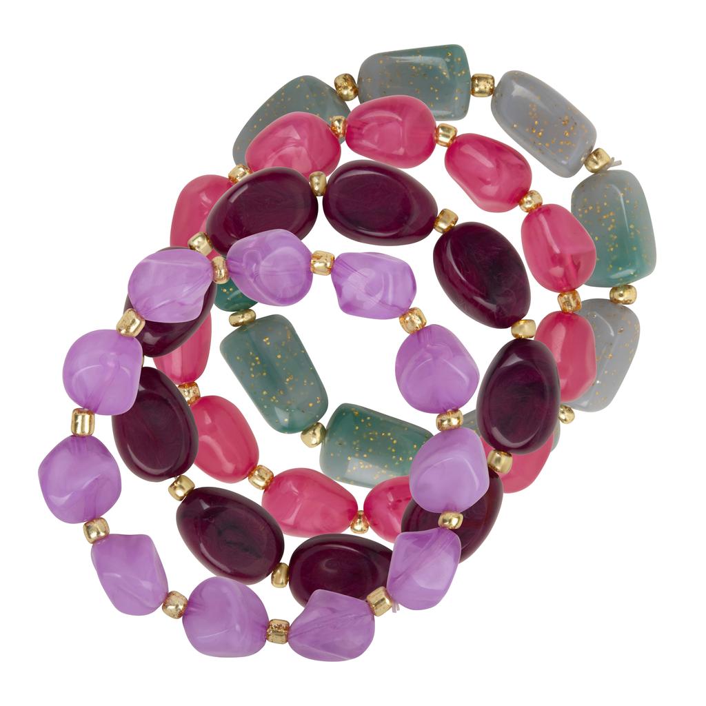 Life of Bulu armband Isis - multi (set van 4)