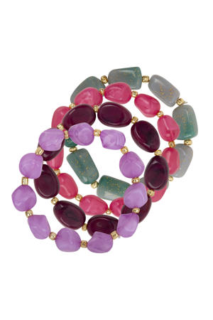 armband Isis - multi (set van 4)