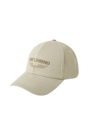 pet met logo beige