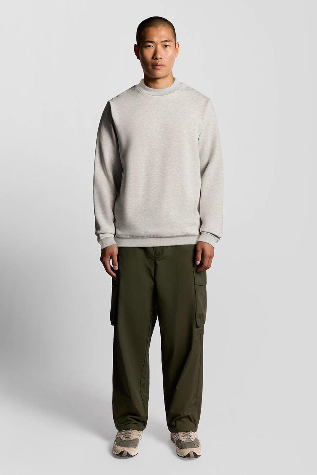 Lyle & Scott sweater grijs