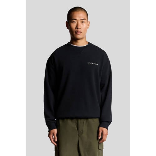 Lyle & Scott sweater donkerblauw afbeelding