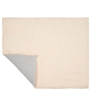 Rivoli reversible boxkleed ecru/lichtgrijs