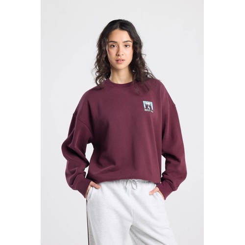 America Today sweater met backprint rood afbeelding