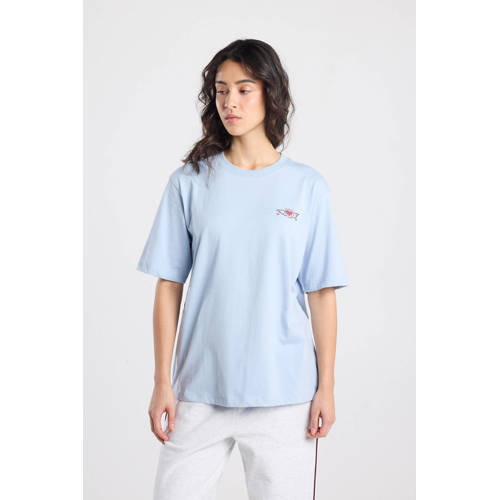 America Today T-shirt met backprint blauw afbeelding