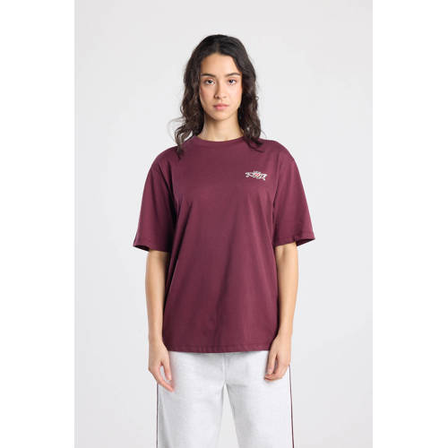 America Today T-shirt met backprint rood afbeelding