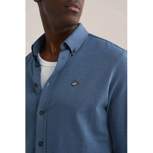 WE Fashion Regular casual overhemd blauw afbeelding