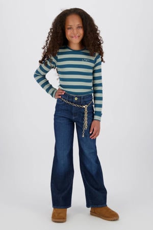 wide leg wide leg jeans dark blue denim