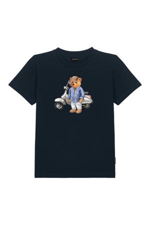 T-shirt donkerblauw